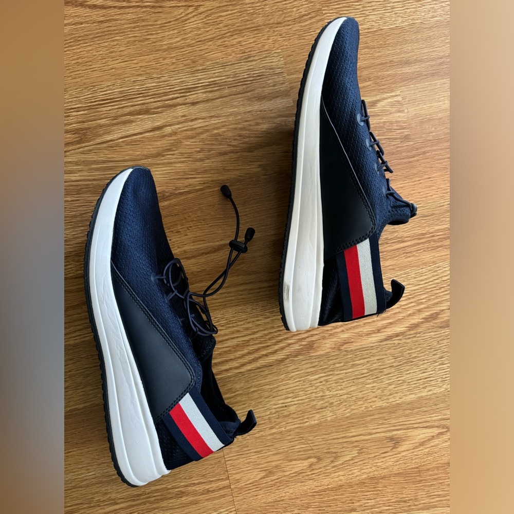 Tommy Hilfiger red white and blue sneakers